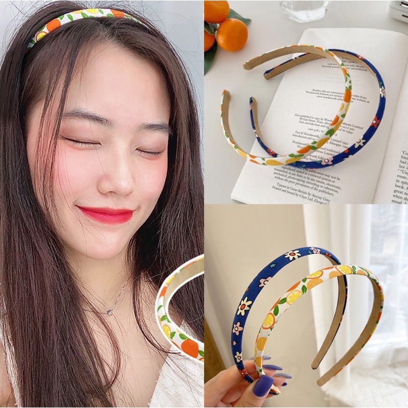 ที่คาดผมวินเทจลายสีสันสดใส พร้อมส่ง!