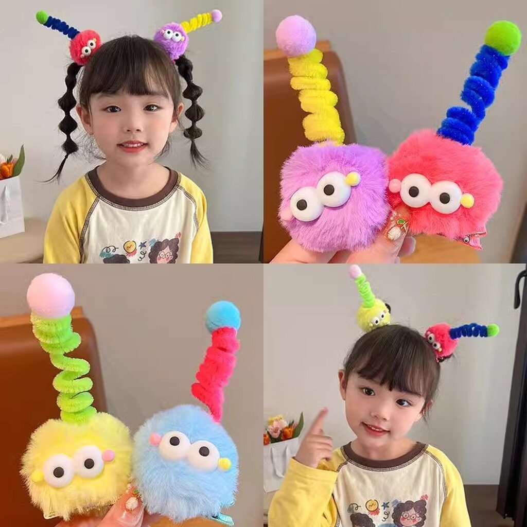 บ้านพลู  กิ๊บติดผม กิ๊บการ์ตูน ตาโต ปาร์ตี้ แฟนซี สีสดใส
