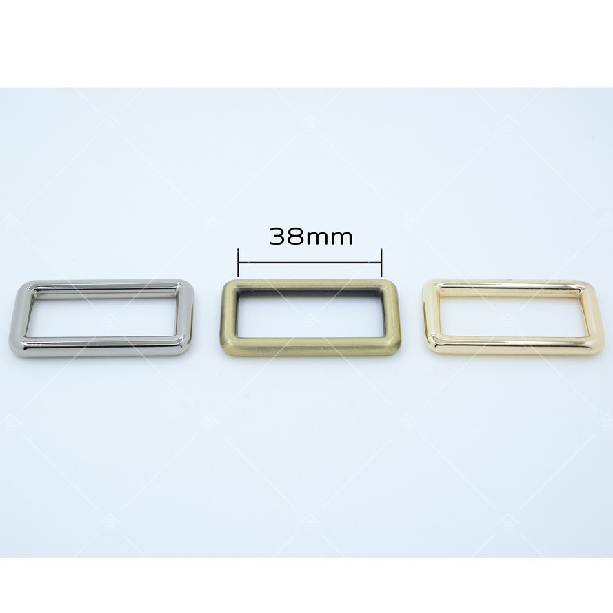 ปลีก/ส่ง (4ชิ้น) สี่่เหลี่ยม 3.8ซม. 4ชิ้น งานซิ้ง ชุบเกรดA ไม่ลอก ไม่ดำ (SR6033)
