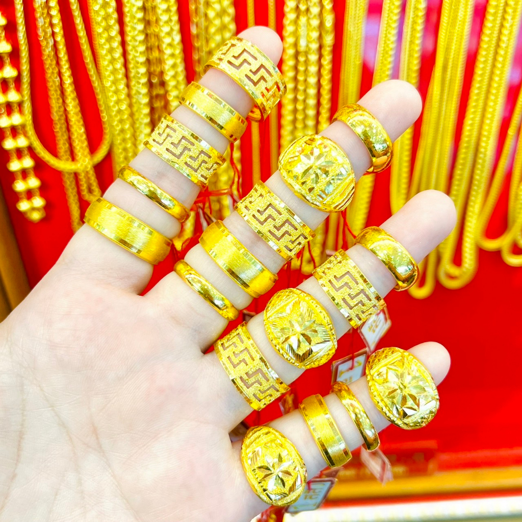 ผ่อน 0% สูงสุด 10 เดือน แหวนทอง 1 สลึง น้ำหนัก 3.79 กรัม ลายยอดนิยม ทองคำแท้ 96.5% ขายได้ จำนำได้