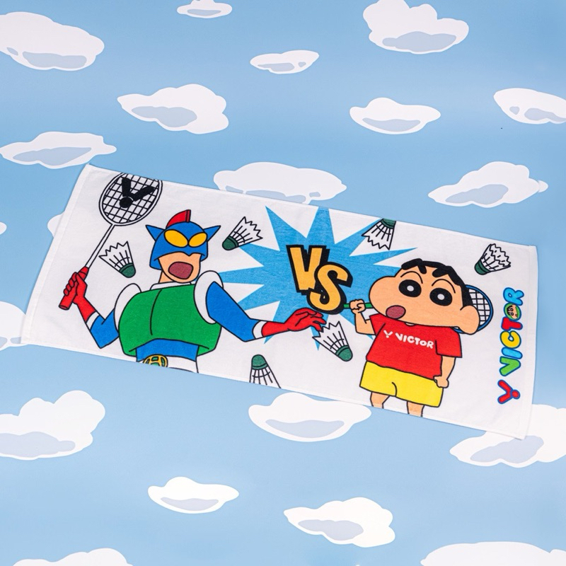 ผ้าเช็ดหน้า VICTOR X CRAYON SHINCHAN TOWEL TW-407CS