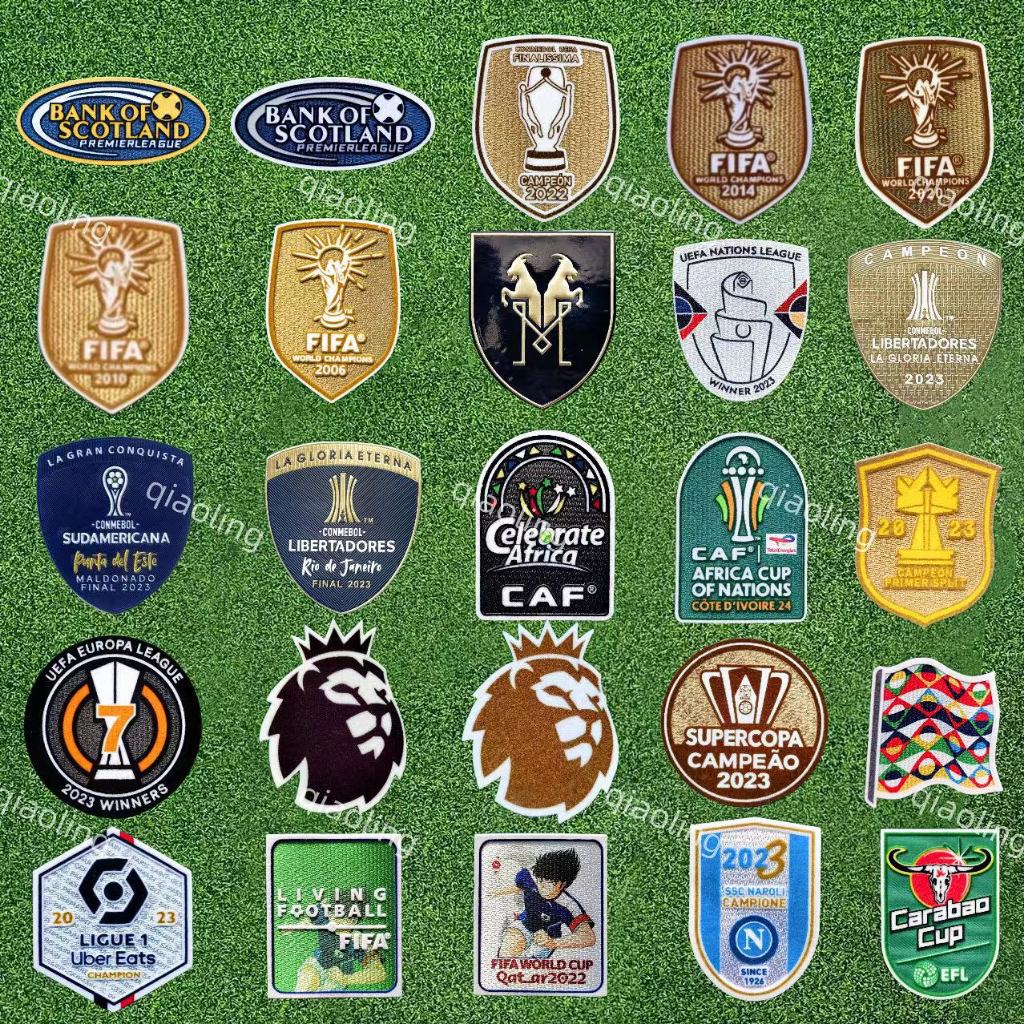 พร้อมส่ง! 2023-24 Ligue 1 ปลอกแขนยุโรป League FIFA World patches