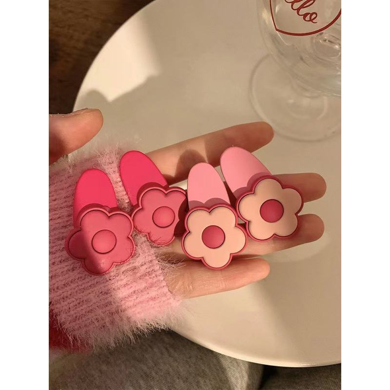 พร้อมส่ง  กิ๊บติดผมรูปดอกไม้ตัวนูน กิ๊บติดผม กิ๊บหนีบผม ราคา/ชิ้น