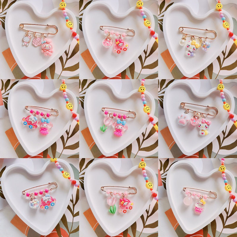 พร้อมส่ง เข็มกลัด เข็มกลัดคนท้องห้อยตุ๊งติ๊งงานน่ารักๆค่า