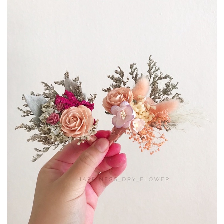 พร้อมส่ง!! เข็มกลัดติดอกโทนโอรส(ออกสีส้มอ่อนๆนะคะ)