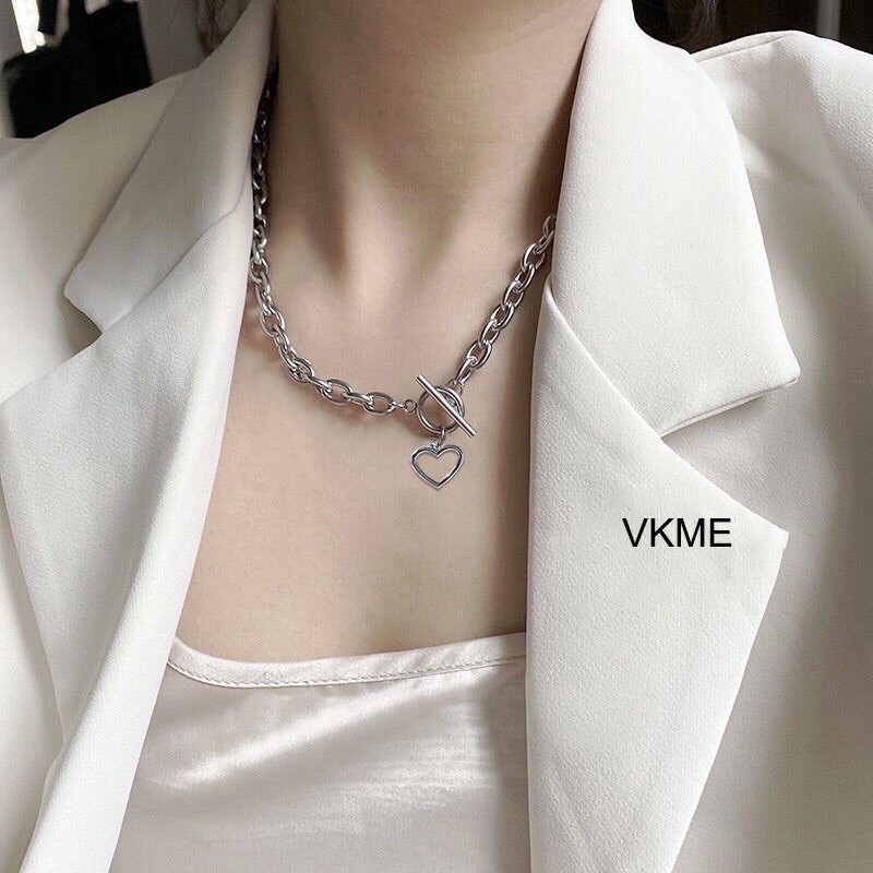 (พร้อมส่ง/2สี) สร้อยคอโลหะผสมไททาเนียม 2020 ใหม่สไตล์ยุโรป