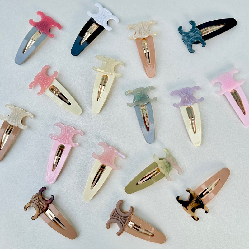 พร้อมส่งจากไทย hairclipกิ๊บติดผมแฟชั่นสไตล์เกาหลี(1ชิ้น)ขนาด6cm. กิ๊บเกาหลี