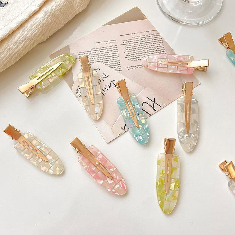 พร้อมส่งจากไทย กิ๊บติดผมสไตล์เกาหลีลายหินอ่อน(1ชิ้น)กิ๊บหินอ่อนหลากสี