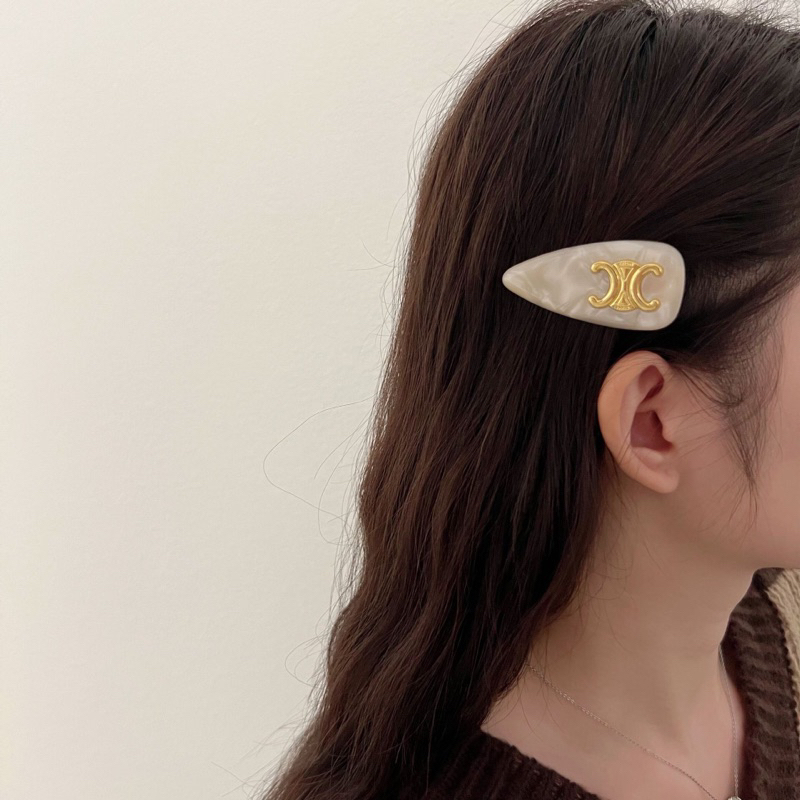 พร้อมส่งจากไทย กิ๊บติดผมแฟชั่น กิ๊บปากเป็ดตัวcลายหินอ่อนขนาด6cm. (1ชิ้น) แฟชั่นสไตลเกาหลี