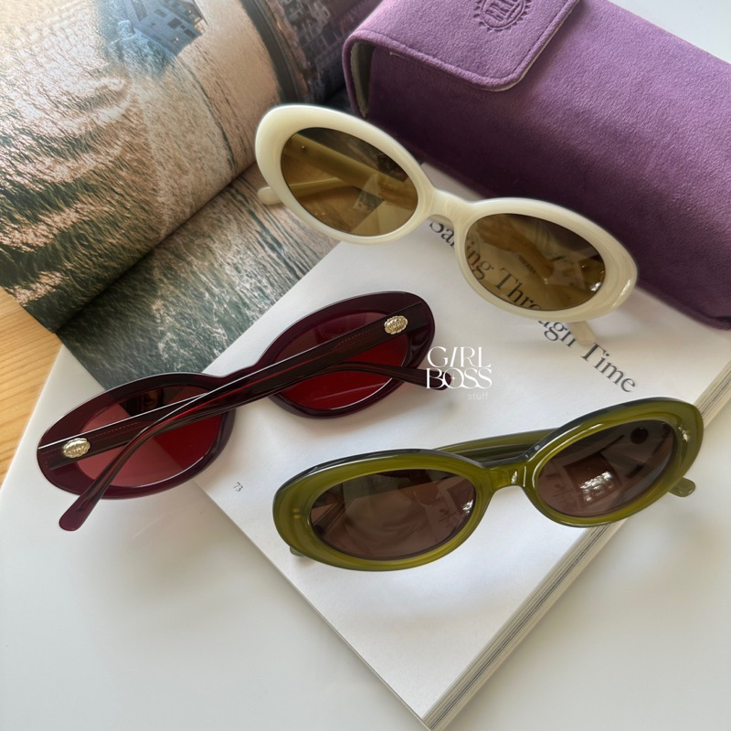 พร้อมส่ง☁️แว่นตา Crap eyewear   The sweet leaf