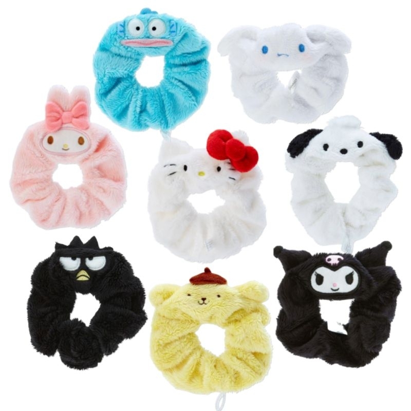 มัดผมโดนัท มัดผมเส้นใหญ่ ยางมัดผม Sanrio ขากญี่ปุ่นแท้100%