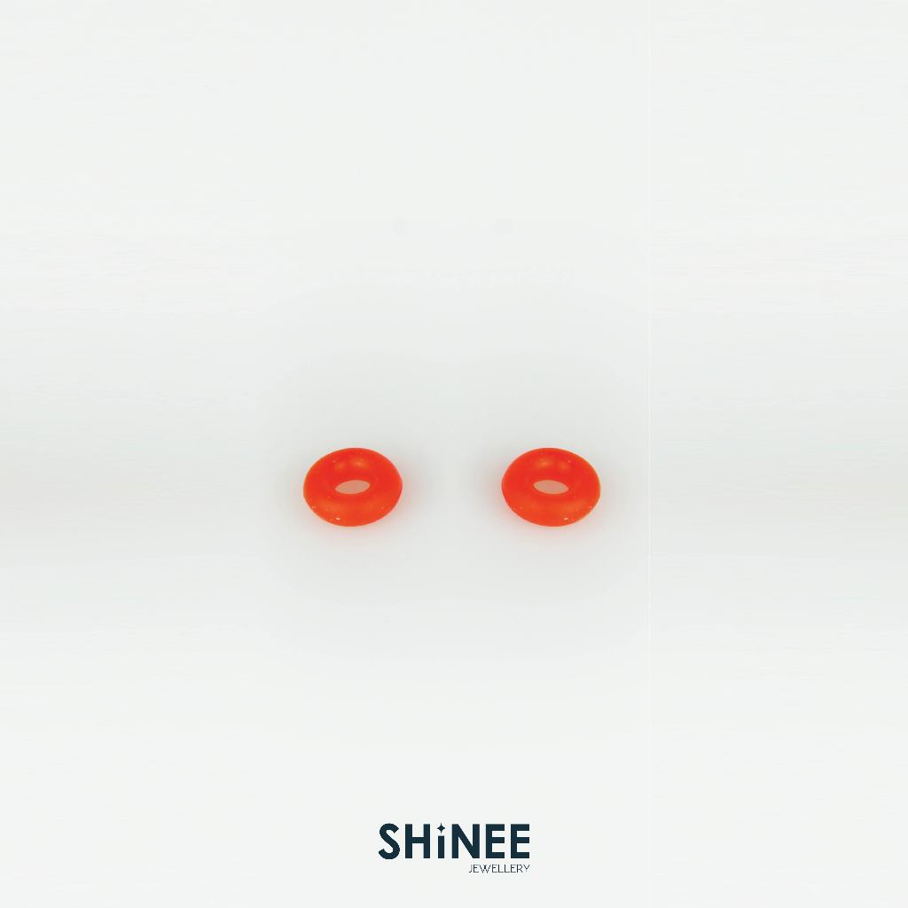 ยางขั้นสีแดง 2 คู่ (อุปกรณ์ตกแต่ง) Shinee Jewellery