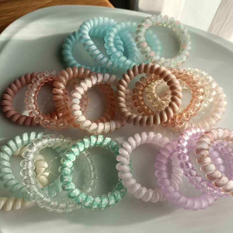 ยางมัดผม ชุดเซ็ต 4 เส้น สีสวยหวาน คลุมโทน