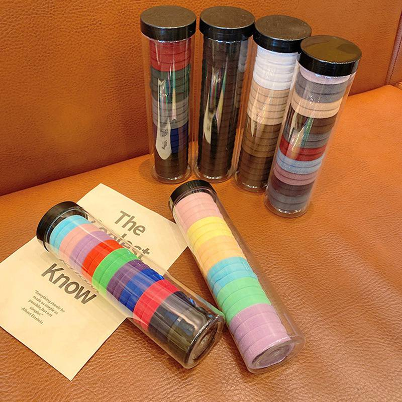 ยางมัดผมผ้ากำมะหยี่ฟีลเกาหลีสีเอิร์นโทน1กล่องมี20ชิ้น(พร้อมส่ง )