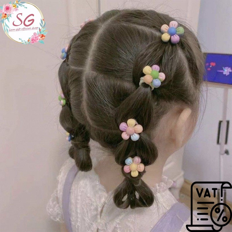 ยางรัดผมเด็ก สุ่มสี ยางรัดผม ราคา/1 เส้น