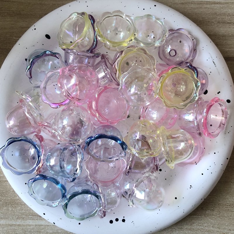 ลูกปัดอะคริลิค DIY อุปกรณ์เสริม สําหรับลูกปัด 16 มม. 23*16 มม. 20 ชิ้น