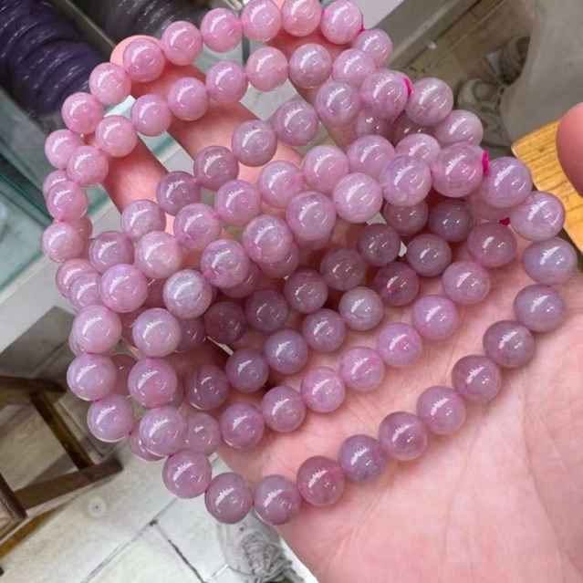 สร้อยข้อมือควอตซ์ ลาเวนเดอร์ โรสธรรมชาติ