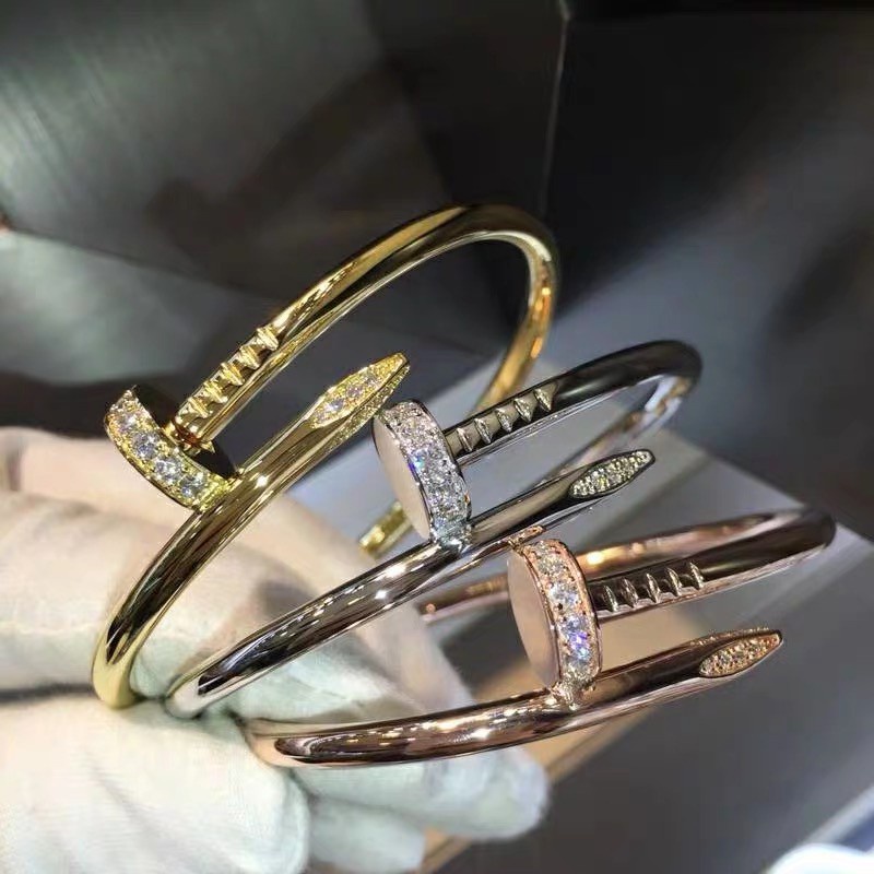 สร้อยข้อมือสเตนเลส ไทเทเนียม 18K สีโรสโกลด์ สําหรับของขวัญวันวาเลนไทน์