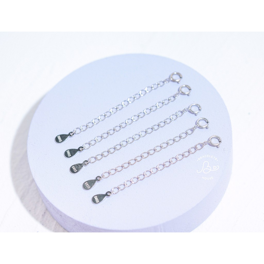 สายต่อสร้อยเงินแท้92.5% ความยาว 5 cm (สี Silver)