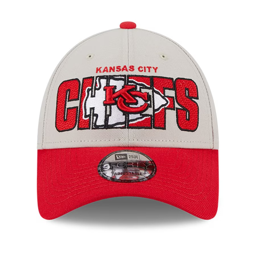 หมวกคีบหิน สีแดง สามารถปรับได้ สําหรับ Kansas City Chiefs 2023
