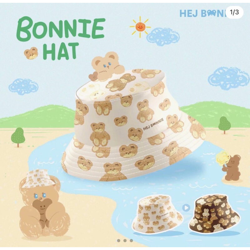 หมวกบักเก็ต Bonnie Hat แบรนด์ Hej Bonnie