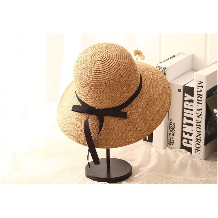 หมวกสาน Summer Beach hat !!! (B10) หมวกกันแดด