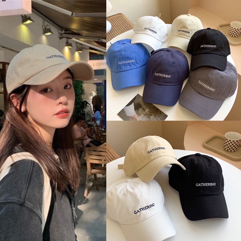 หมวกแก๊ปเบสบอล ปัก Gathering มีทั้งหมด 5สี