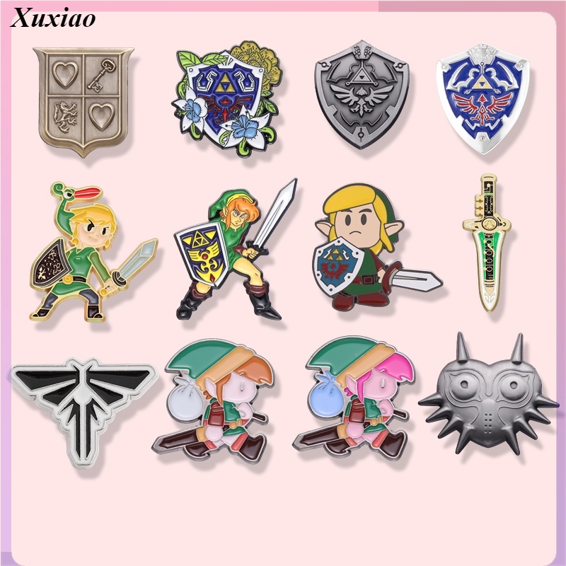 เข็มกลัด รูป Legend of Zelda Enamel ของที่ระลึกเกม เข็มกลัดปกเสื้อ สําหรับเพื่อน