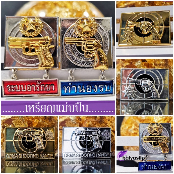 เข็มแม่นปืนทำนองรบ ระบบอารักขา เข็มจปร. ข้าราชการ
