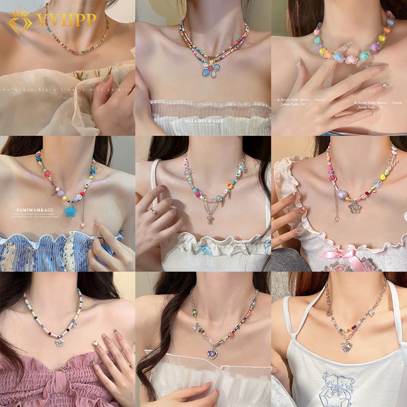เครื่องประดับ สร้อยคอโชคเกอร์ ประดับลูกปัดไข่มุก รูปหัวใจ หรูหรา แฟชั่นสําหรับผู้หญิง
