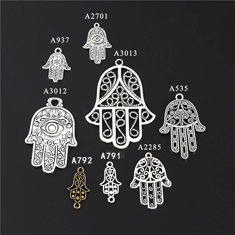 เครื่องราง รูปดอกไม้ ขนาดใหญ่ สีเงิน และสีบรอนซ์ สไตล์โบราณ จํานวน 1 ชิ้น