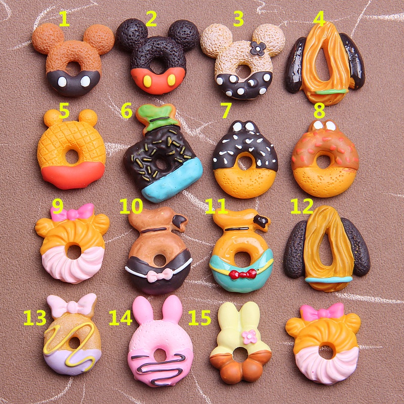 เคสโทรศัพท์มือถือ ลายการ์ตูนมิกกี้ เดซี่ โดนัท พลูโต พูห์ น่ารัก DIY