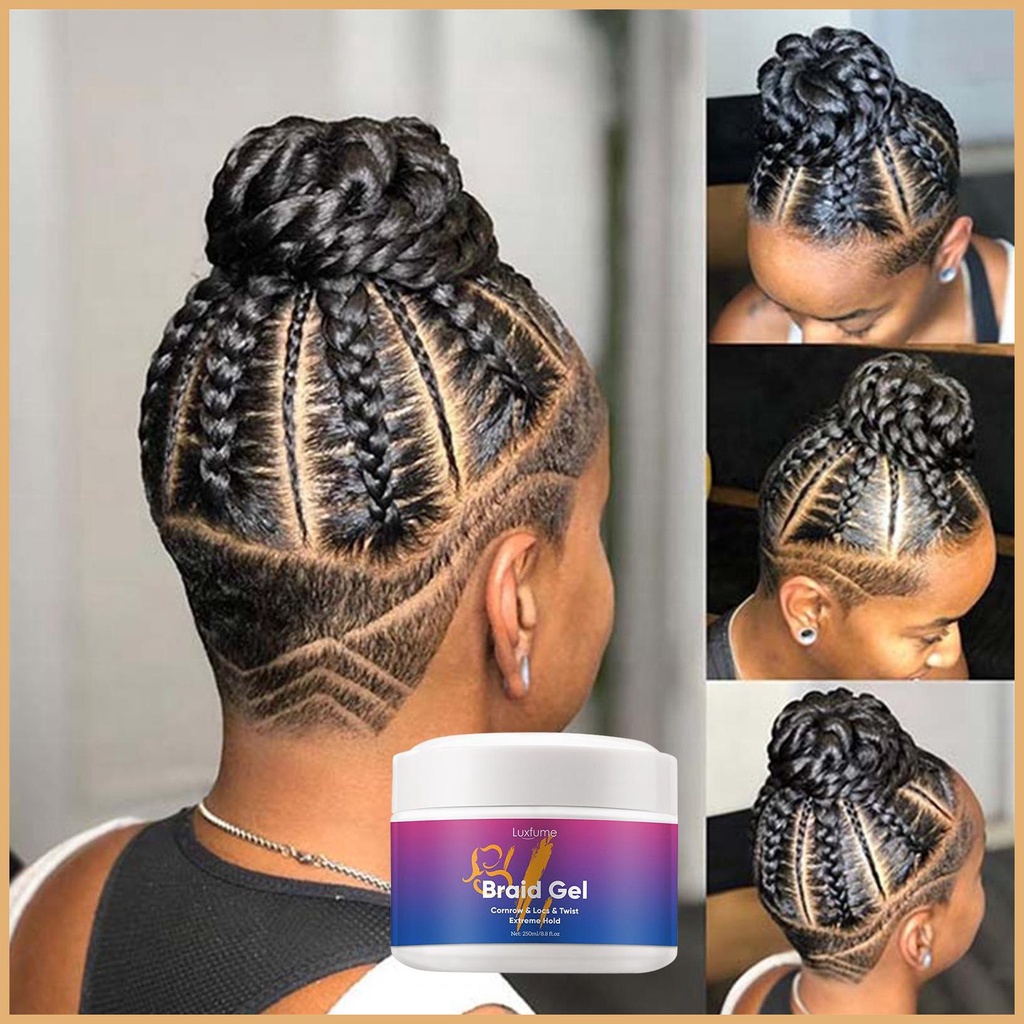 เจลหนีบผม จัดแต่งทรงผม 250 มล. สําหรับ Braiders Control Edge & Frizz joltth