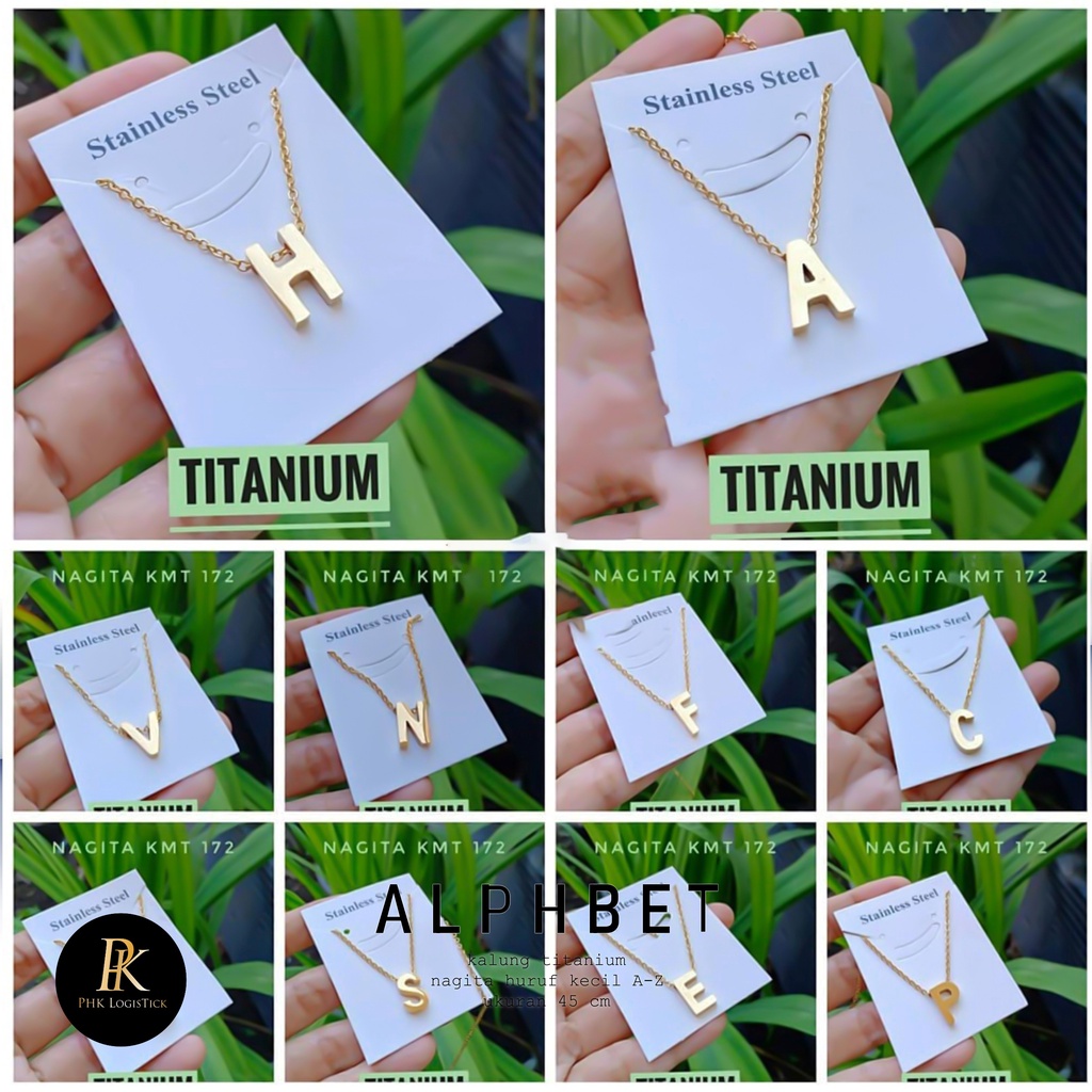 แฟชั่นผู้หญิง ชุบทอง ตัวอักษรเริ่มต้น A-Z จี้สร้อยคอโซ่ เสื้อกันหนาว สร้อยคอ ชื่อ