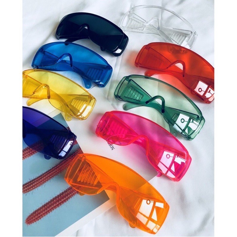 แว่นตาสงกรานต์ แว่นตากันน้ำ เกรดพรีเมี่ยม สีสันสดใส พร้อมส่ง