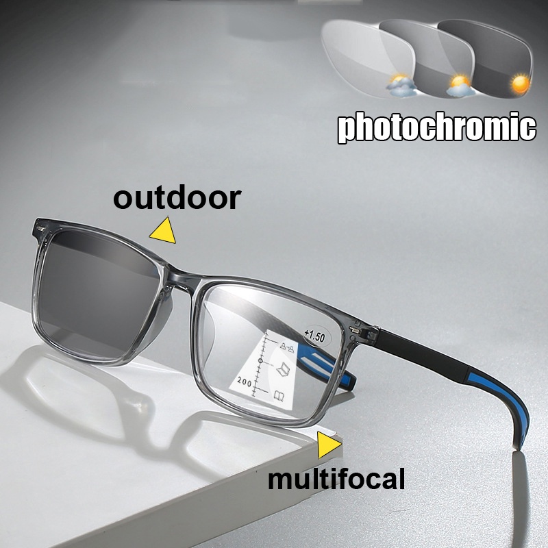 แว่นตาสายตายาว +1.0 ถึง +4.0 Bifocal สําหรับ Unisex