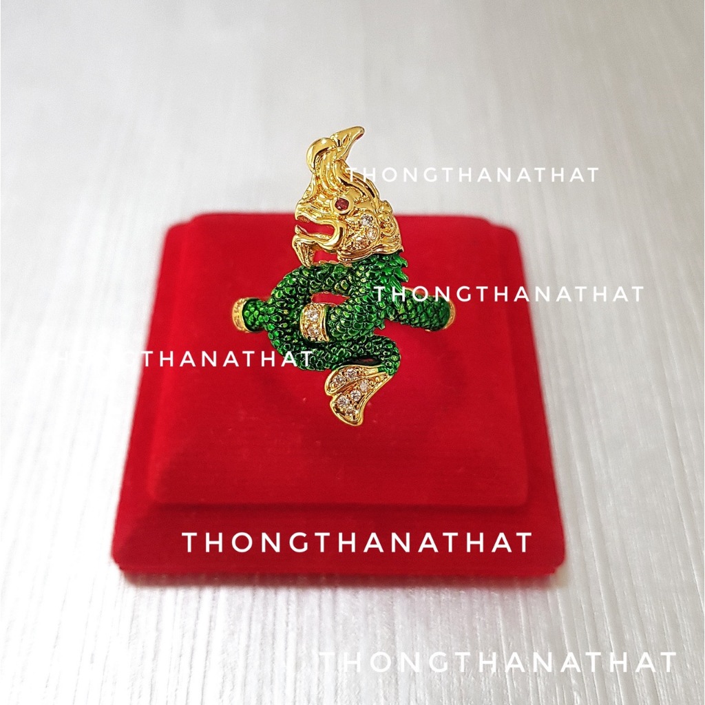 แหวนพญานาค ลงยา **ปรับไซต์ได้** เรียกทรัพย์ ดูดทรัพย์ แหวนปรับขนาดได้ พญานาค แหวนปรับไซซ์ได้