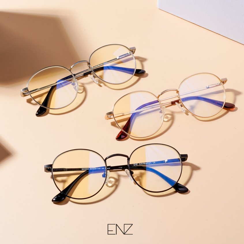 [โค้ด PZ58P ลด 12% <<] ENVISZO แว่นตา รุ่น EZ3994 Blue Control แบบทรงกลม เล่นคอมพิวเตอร์ ตัดแสงฟ้า ถนอมสายตา