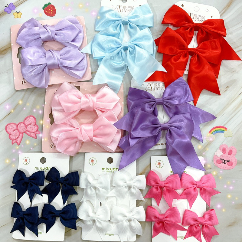 โบว์สวยๆน่ารักๆของเด็กและผู้ใหญ่  พร้อมส่งนะคะ