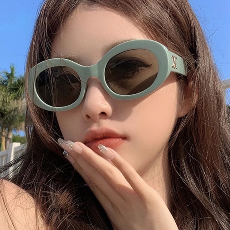 ใหม่ แว่นตากันแดด กรอบสี่เหลี่ยม สําหรับผู้ชาย และผู้หญิง