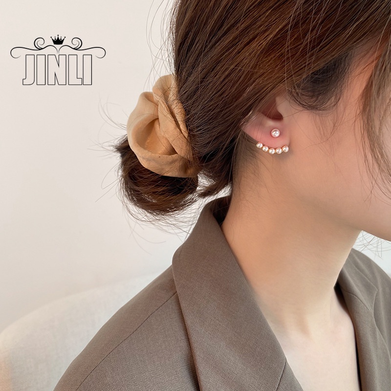 ※Hot Sales※ เครื่องประดับแฟชั่นสตรีต่างหูกระดุมมุกสไตล์เกาหลี