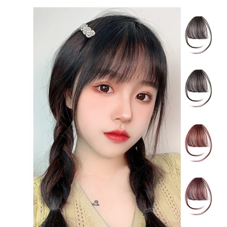 ‼พร้อมส่ง‼ แฮร์พีชหน้าม้าซีทรู สไตล์คุณหนู แบบมีจอนและรุ่นไม่มีจอน