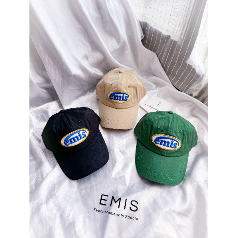 ✅พร้อมส่งในไทย⭐ หมวก Cap EMIS เลดี้ปรางหมวกแบรนด์เกาหลี