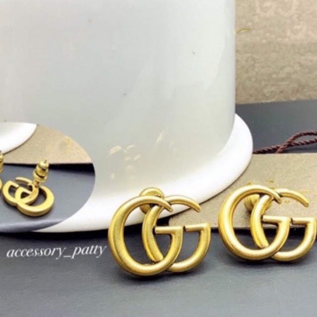 ✨ต่างหูGc รุ่นG03 คลาสสิก สีแอนทีคสวยหรู งานสวยใส่ง่ายค่ะ ♥️ ใส่สวยดูแพงค่ะ