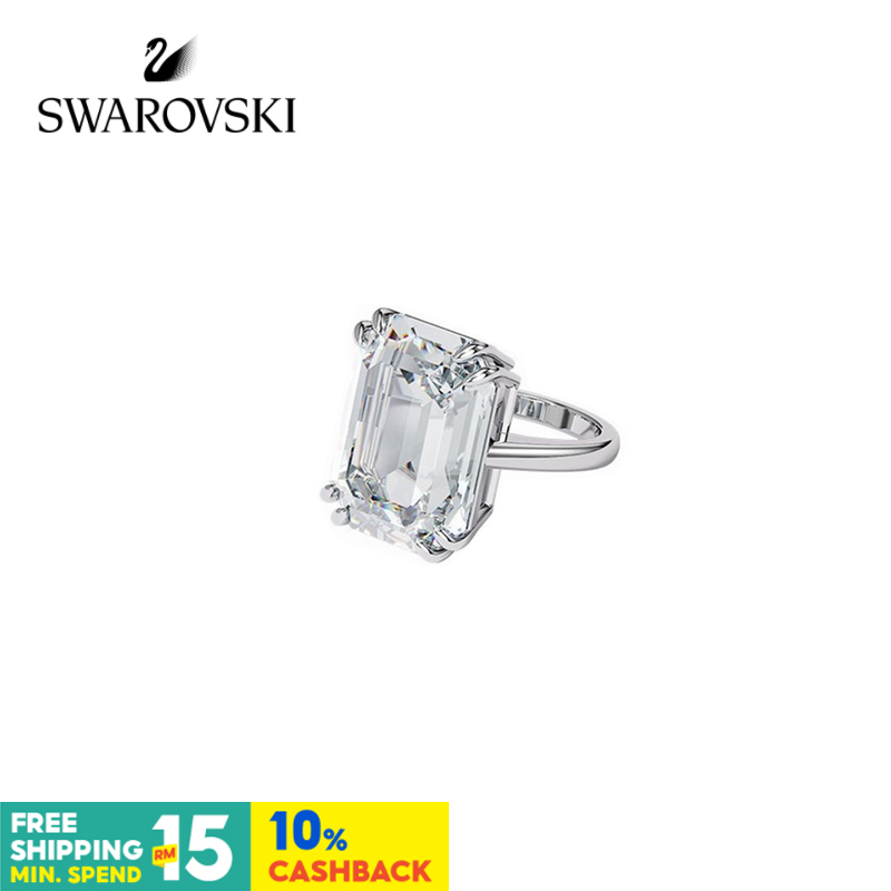 ✨พร้อมส่ง✨Swarovski แหวนเพชร ขนาดใหญ่ หรูหรา ดึงดูดความรัก ของขวัญวันหยุด สําหรับผู้หญิง