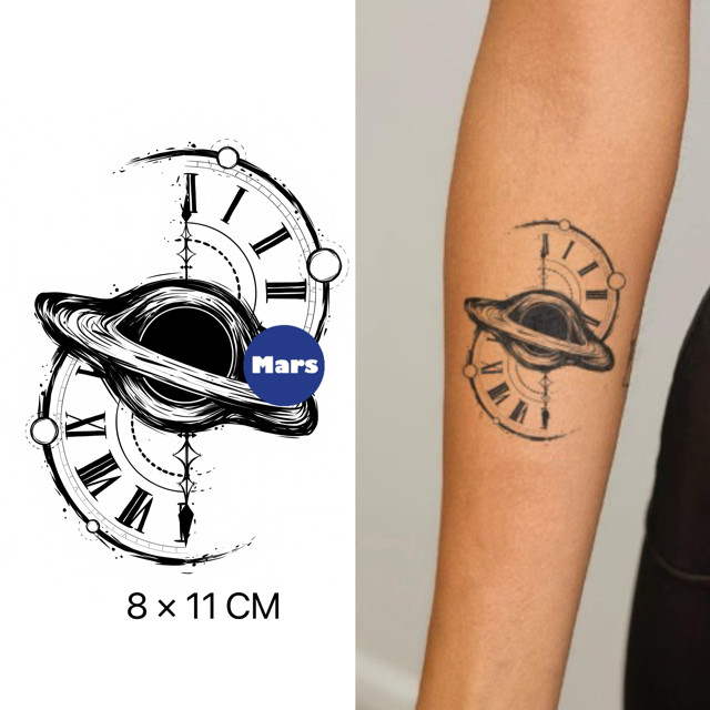 【Mars Tattoo】ใหม่ สติกเกอร์รอยสักชั่วคราว กึ่งถาวร 2 สัปดาห์ ติดทนนาน สําหรับสักชั่วคราว X149