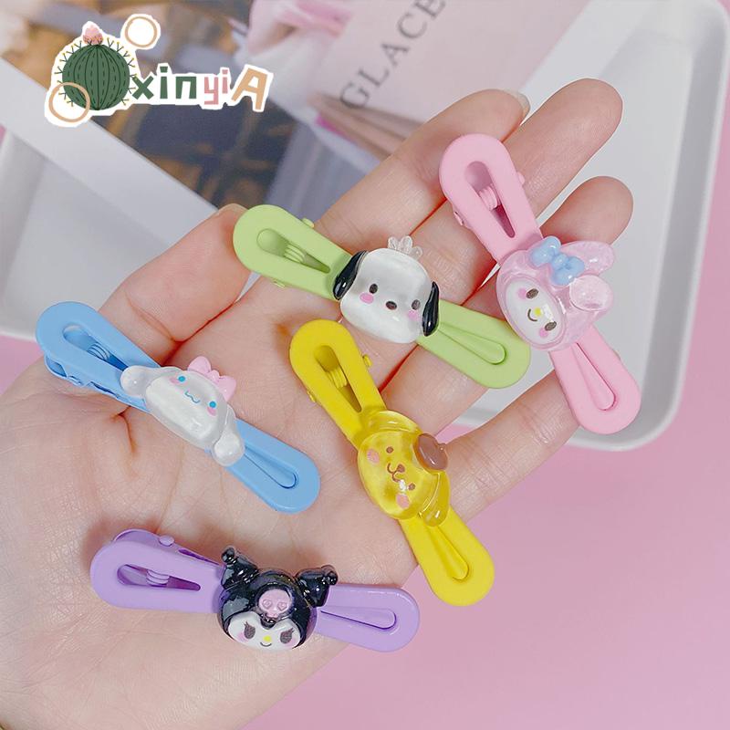 【XINYIA】กิ๊บติดผม สีแคนดี้ Sanrio Cinnamon น่ารัก เครื่องประดับผม ระดับไฮเอนด์ สําหรับผู้หญิง 2024
