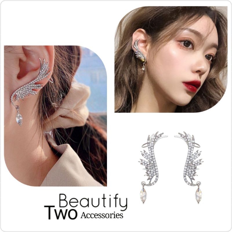 ️ต่างหูปีกนางฟ้าใส่แล้วสวยสง่าจนห้ามใจไม่ไหว