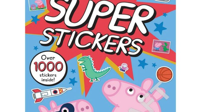 Asia Books หนังสือภาษาอังกฤษ PEPPA BIG SUPER STICKERS ACTIVITY BOOK