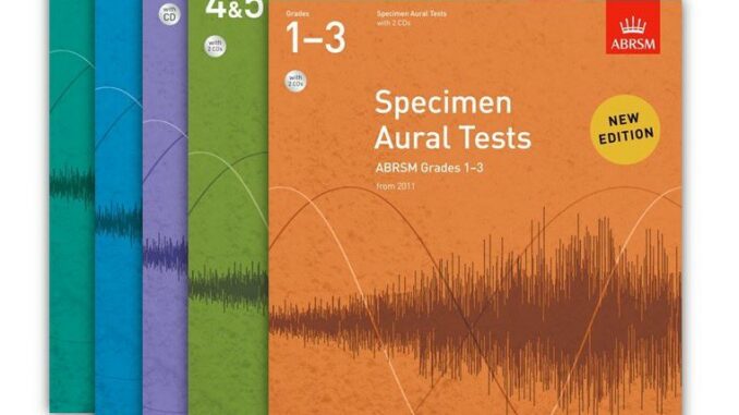 หนังสือสอบ ABRSM Specimen Aural Test Initial - เกรด 8 (Book Only